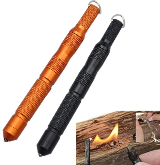 Outdoor Simple CNC Magnesium Bar Flint Fire Starter Waterproof